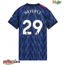 Camiseta Arsenal Kai Havertz #29 Visitante Equipación para mujer 2025-26 manga corta